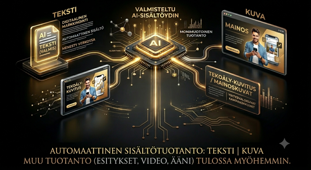 Sisältögeneraattori Automaattinen sisällöntuotanto: teksti ja kuvat